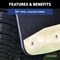 Luverne Front 12" x 20" Textured Rubber Mud Guards, Select Ford Ranger 2 Flaps 251725 - alternate 7